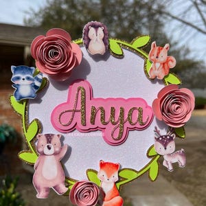 Woodland Cake Topper