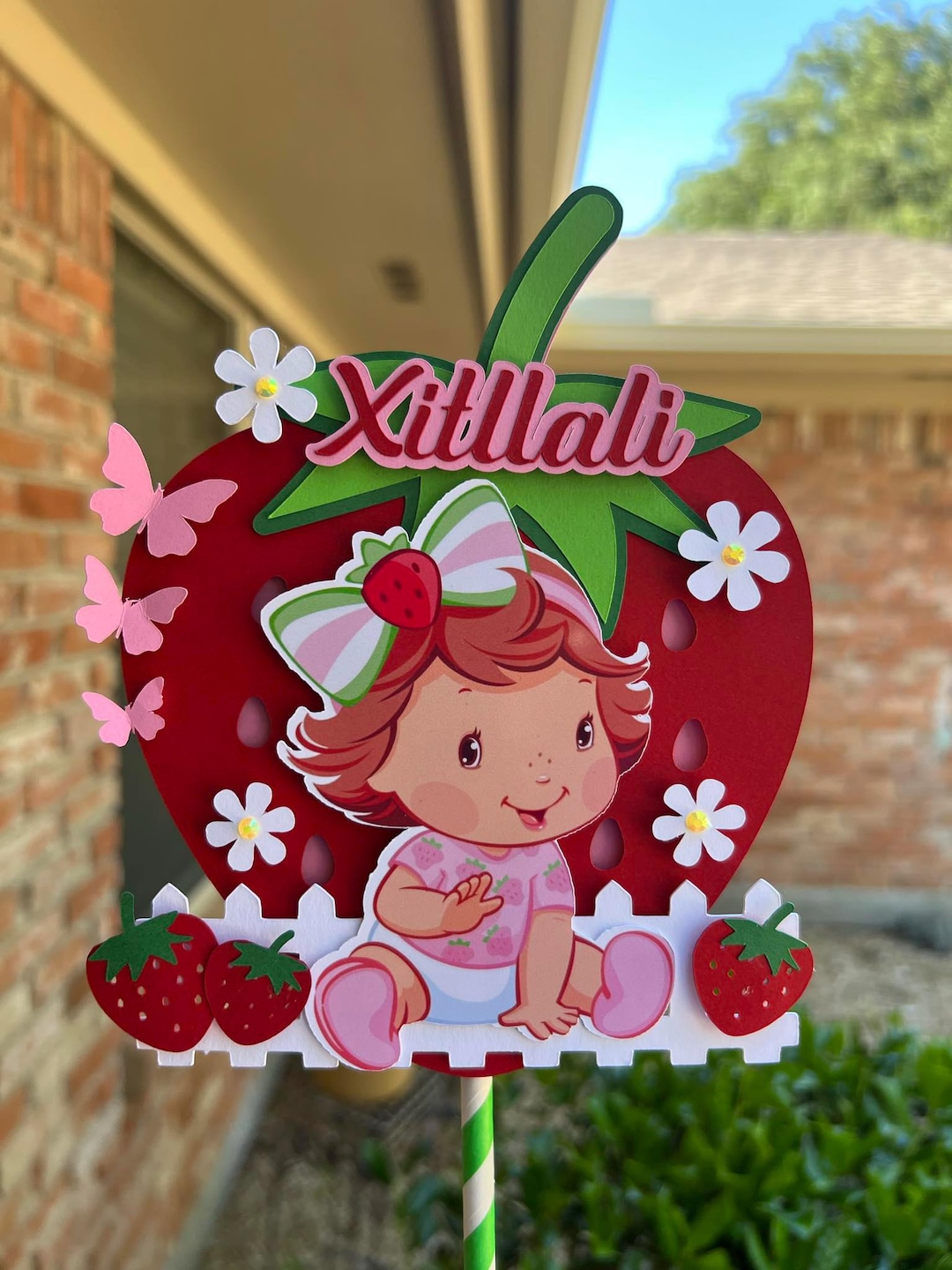 Strawberry Shortcake Cake Topper Etsy Strawberry Shortcake Cake Topper Etsy