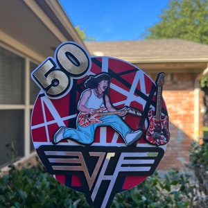 Van Halen Cake Topper