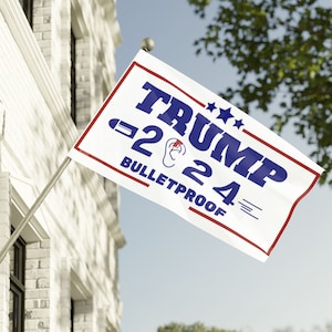 Donald Trump Flag, 2 sizes: 18x 12 or 60 x 36, Maga Flag, Maga Flag, Trump 2024 Flag, Assassinations Attempt flag, Trump Merch, Trump flags