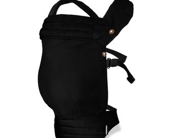 Marsupio porta-bebè in velluto: ergonomico, da neonato a bambino piccolo, regolabile, fatto a mano