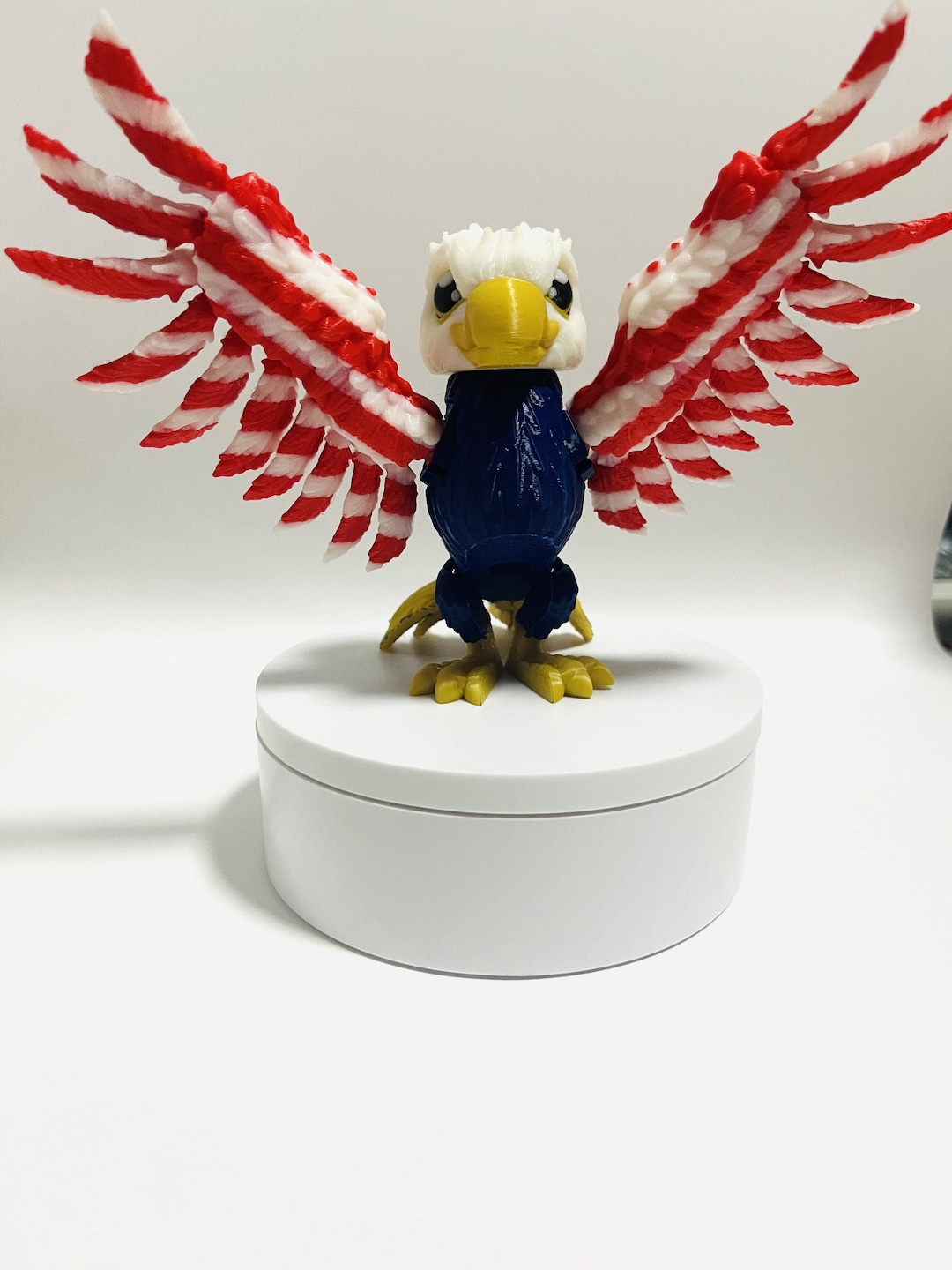 American Flag Inspired Eagle Topper Stanley Tumbler - Etsy