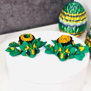 Pot of Gold Turtle Straw Topper for Stanley Tumbler | St. Patrick’s Day Cup Charm | Lucky Clover Tumbler Accessory | Shamrock Cup Charm