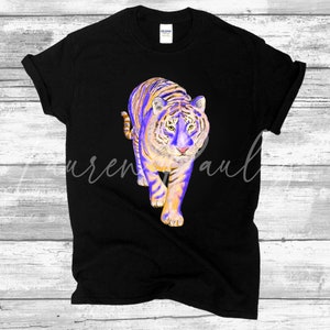 Purple & Gold Tiger