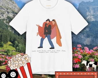 Uniseks T-shirt DDLJ | Bollywood | SRK Kajol | Desi-t-shirts | Indiase T-shirts | Currycature