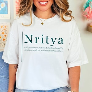 Nritya Dance T-shirt | Artsy Cotton Tee