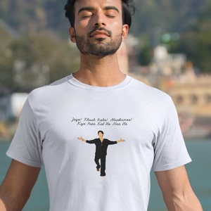 Kal Ho Na Ho grafische uniseks T-shirt | Bollywood-t-shirt | Shahrukh Khan | Desi-t-shirts | SRK | Currycature