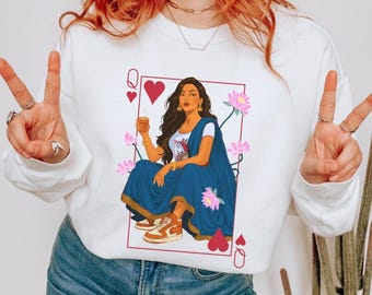 Bluza Desi, odzież uliczna w stylu Queen Of Hearts z Azji Południowej | 100% bawełna typu ring-spun