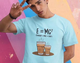 E=MC2 Graphic tee | Chai Cotton T-shirt, unisex desi fashion tshirt
