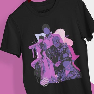 SRK-collage-T-shirt | T-shirt Shah Rukh Khan | Kal Ho Na Ho | Belangrijkste kenmerken | DDLJ | Bollywood