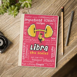 LIBRA Softcover Journal | Libra Birthday Gift, Libra season, Zodiac Sign, Astrology Diary, Gift for astrology lover