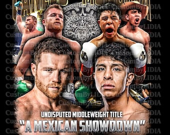 Canelo vs Munguia PNG Digital file Png