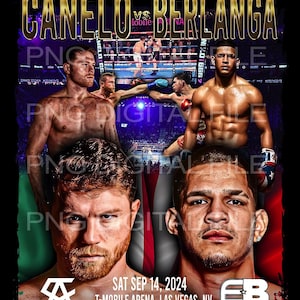 Canelo vs Berlanga Png Didital file PNG