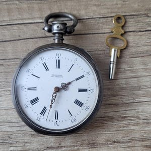 Rare Giant Size TRAIN Cartouche Dial Pocket Watch C1890 - Etsy