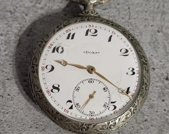 Doxa Hors Concours 1905 受賞記念懐中時計 特大 69 mm アンティーク 