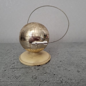 Vintage Souvenir Globe Rocket Gagarin, Space, Astronautics, Decorative Space Flight, Spaceship 1961