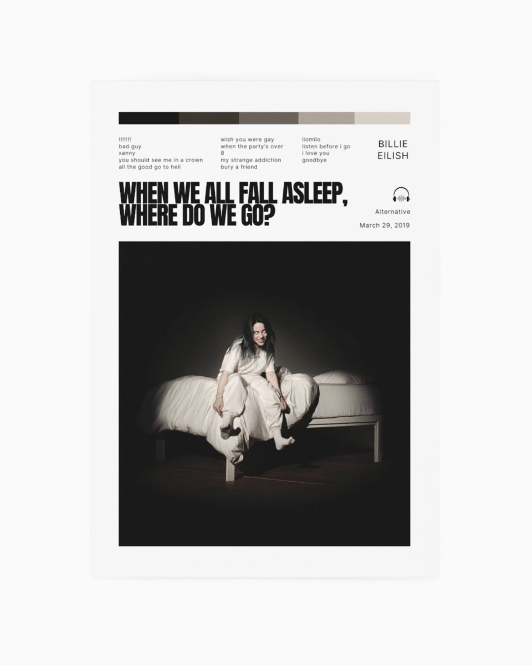Billie Eilish / Where We All Fall Asleep, Where Do We Go? / Album ...
