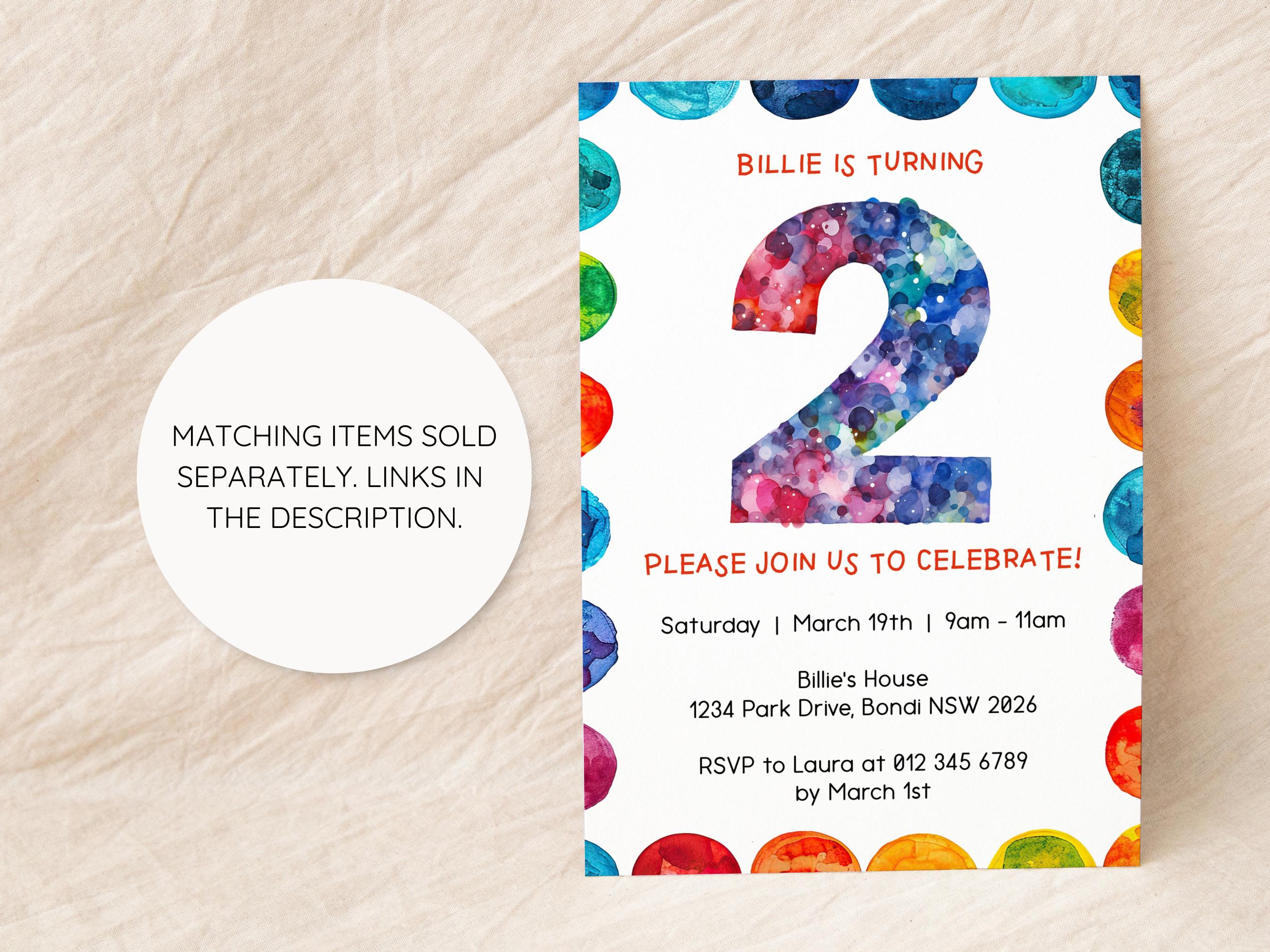 Printable Number Two Cake Topper Template | Instant Digital Download ...
