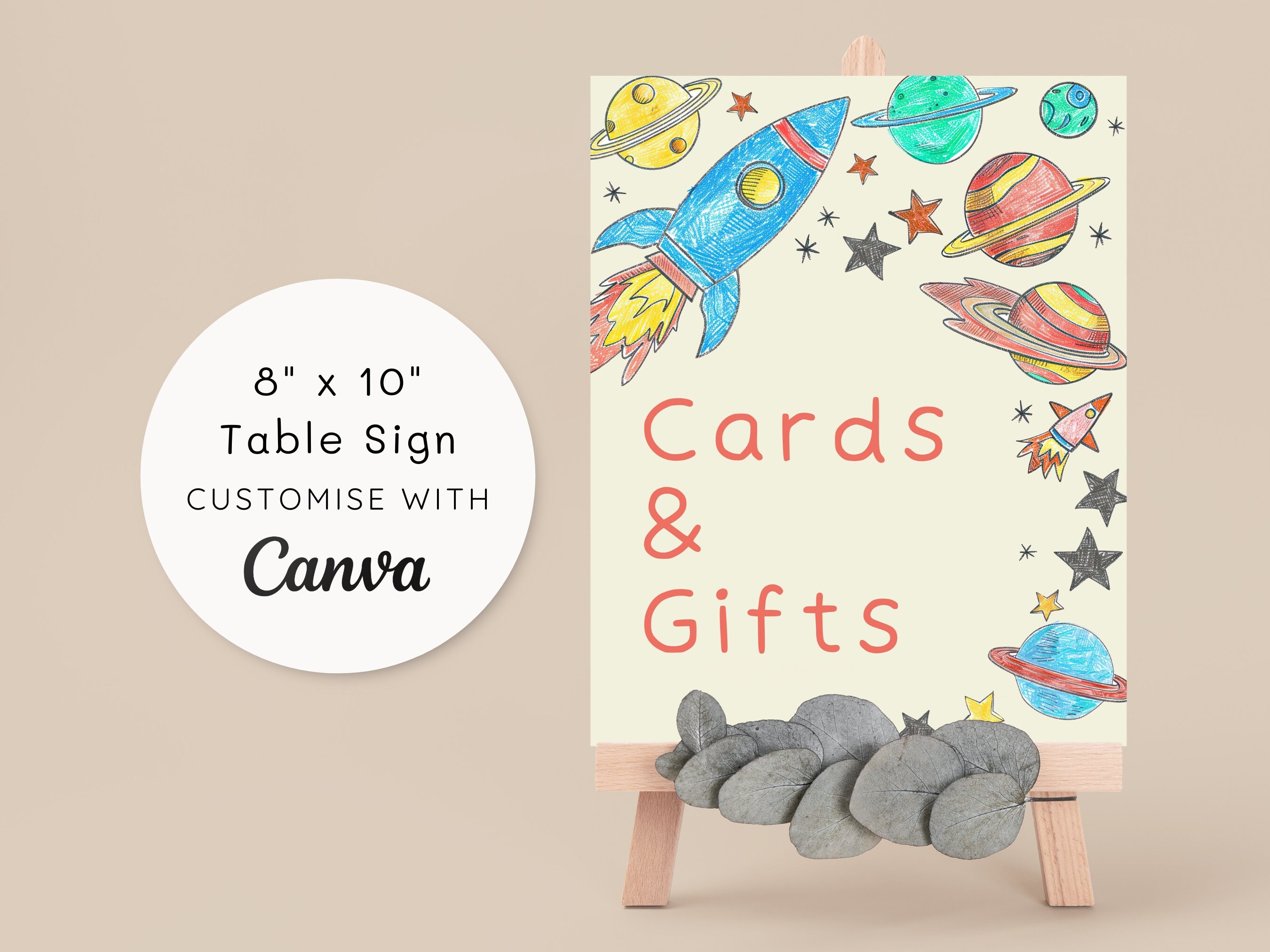 Out of This World Table Sign | Instant Digital Download | Children's ...