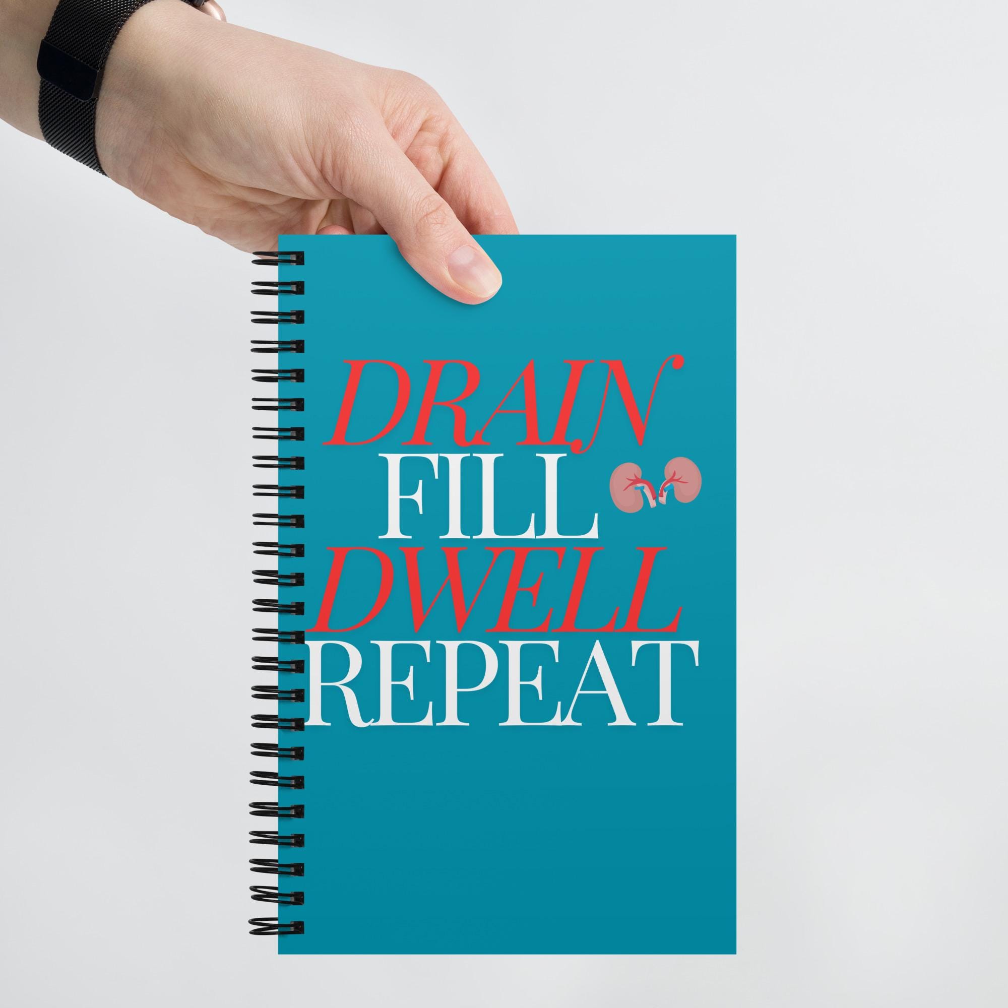 Dialysis Rounding Notebook Dialysis Nurse Gift Idea Spiral Notebook Peritoneal Dialysis Nurse Gift ...