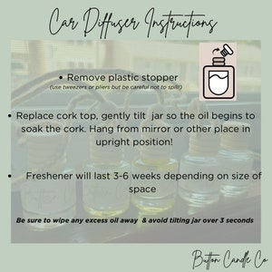 Car Air Freshener Diffuser, Cute Scented Hanging Decor immagine 5