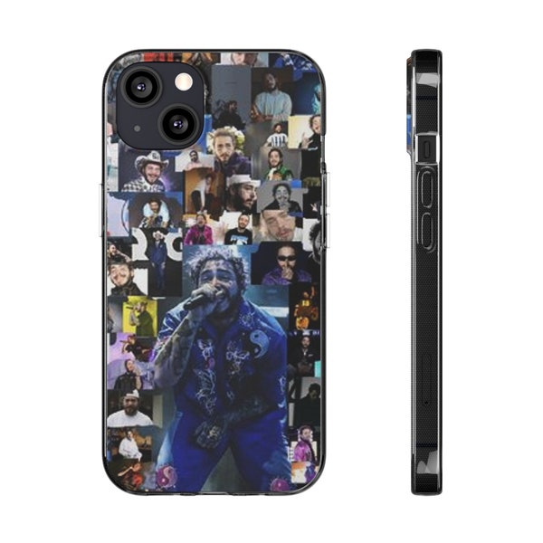 Post Malone Phone Case For Iphone And Samsung, Post Malone Music Phone Case, Post Malone Phone Case With His Songs And Photo.