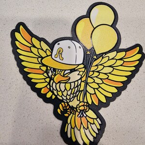 Pretty Lights YELLOW BIRD Hat Pin & Stickers Bundle [PL Hat Pin] image 8