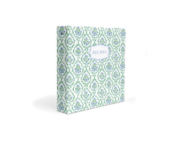 recipe card holder binder Farmhouse Floral Recipe Card Binder Personalized Recipe Book Custom Mothers Day Shower Gift for Mom Engraved 4x6 5x7 3 Ring Binder