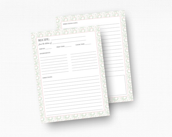 recipe card binder pages by Sugar Paper and secret family tips Avery My Recipe Binder Starter