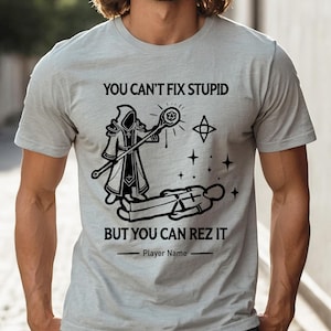 World of Warcraft ヒーラーシャツ プリースト ウォークラフト ゲーマーギフト WoW ドルイド服 シャーマンTシャツ パラディンTシャツ ゲーミングアパレル 男性用