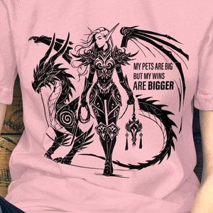 Warcraft Pet Collector Shirt for WoW Players, Warcraft Gamer Shirt for Her, WoW Pet Lover Gift, World of Warcraft Shirt, WoW Gaming Apparel