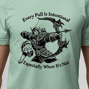 World of Warcraft Hunter Shirt, WoW Hunter Class Shirt Horde Alliance, Perfect Gift for WoW Gamers, Gaming Clothes for Hunter RPG Players