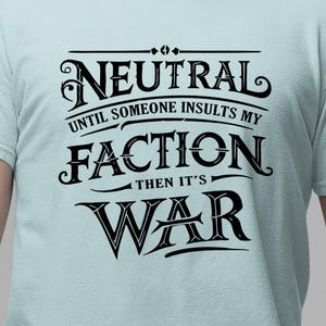 World of Warcraft Alliance Horde Shirt, WoW Faction Shirt DnD, WoW Gamers Gift, Warcraft Horde and Alliance Players, DnD Gaming Shirt Gift