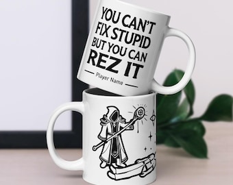 Warcraft Priest Heiler Keramikbecher Personalisieren WoW Allianz Paladin Shaman Cup World of Warcraft Horde Druide Mönch Geschenk Gamer Kaffeebecher