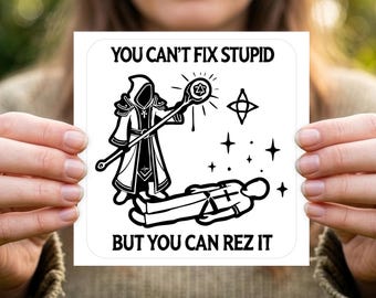 World of Warcraft Healer Rez It Waterproof Vinyl Decal WoW Priest Computer Sticker Gamer Gift Gaming Laptop Decal DnD Sticker Sheet Bundle