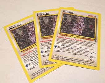 Custom Gen 1 MissingNo Pokemon Trading Card (1:1 Replica of a Real Card!)