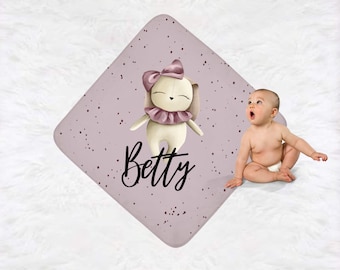 Personalized Baby Towel Personalized Hooded Towel Baby Hooded Towel Baby Shower Gift Baby Gift Custom Gift Bunny Towel Toddler Towel
