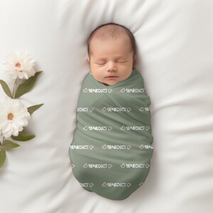 PERSONALIZED Swaddle Newborn Swaddle Name Swaddle Blanket Personalized Baby Gift Baby shower gift Baby Name Blanket Custom Baby Swaddle