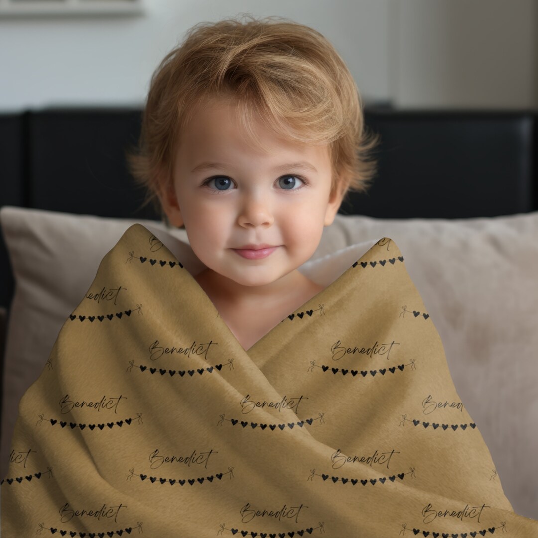 Personalized Custom Blanket Name Blanket Baby Blanket Kids Blanket Custom Gift Personalized Gift