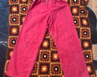 80’s Baggy Cherry Red pants