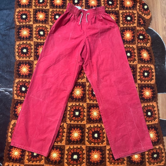 red 80s pants - Gem