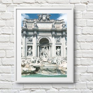 Trevi Fountain Photo Print: Rome Italy Fine Art Photography