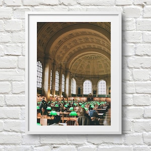 Historic Boston Public Library Photo Print | Boston Photography | Boston Wall Art | 35mm Film Photo | Fine Art Photography | Architecture