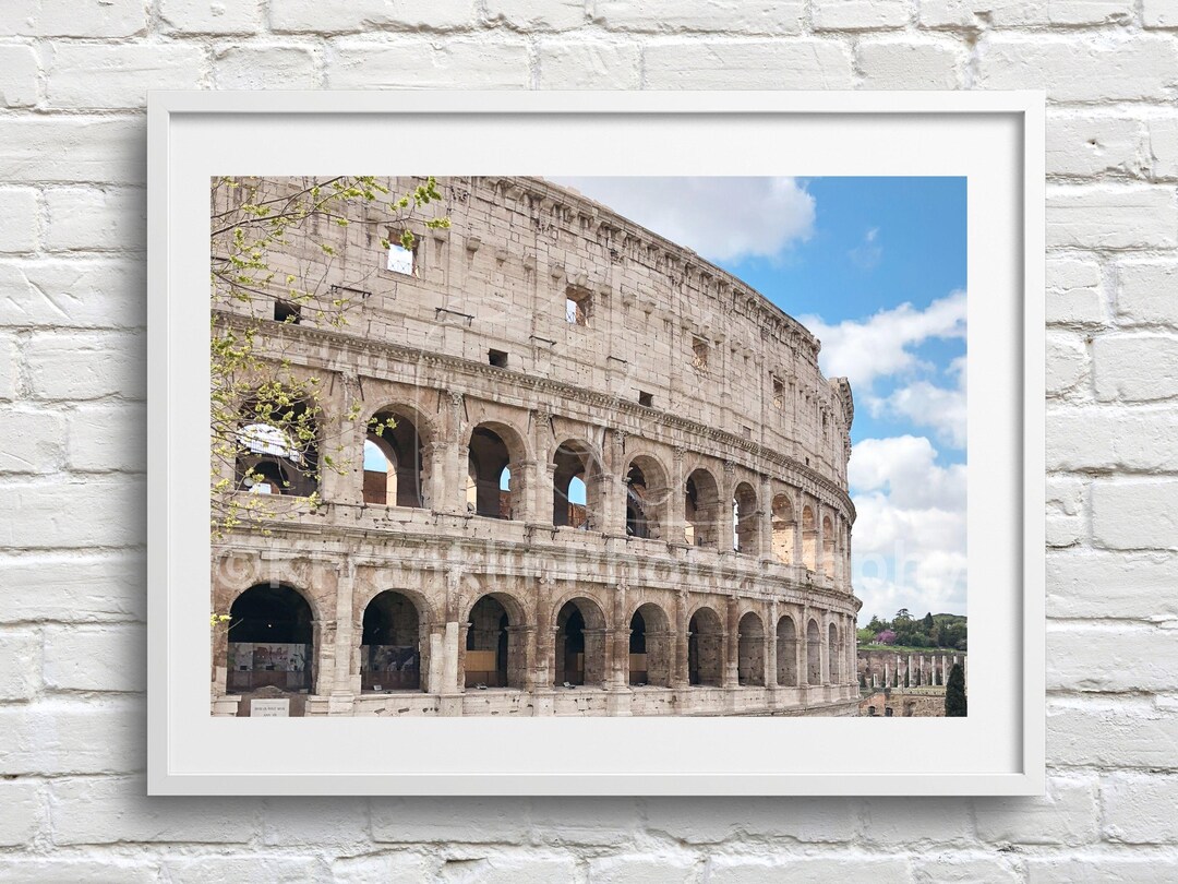 Roman Colosseum Photo Print: Rome, Italy | Ancient Rome Wall Art ...