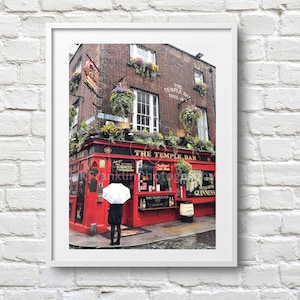 Temple Bar Dublin Print | Dublin Ireland Original Photos | Pubs of Dublin Art | Dublin City Art | Ireland Travel Print | Color Photography