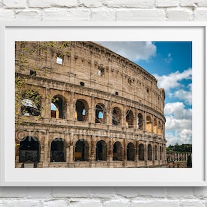 Roman Colosseum Print | Colosseum Wall Art | Artistic Photo Print | Ancient Rome | Rome Italy | Colosseum Poster | 4x6 print |5x7 8x10 photo