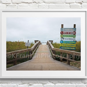 Tybee Island Beach Photo Print | Tybrisa Beach Entrance | Savannah Georgia Print | Coastal Home Decor | 4x6, 5x7, 8x10 Unframed Photo Print