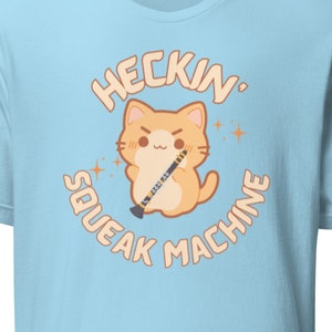 Clarinet shirt - Heckin&#39; Squeak Machine! Evil but cute cat playing clarinet
