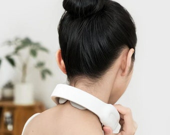 Smart Remote Control Neck Massager, NECK MASSAGER, Cervical & Shoulder Massager Intelligent Remote Control, Massager