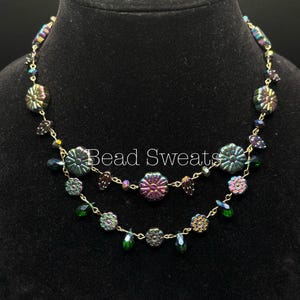 Rainbow Flower Necklace
